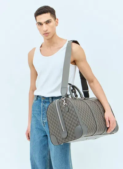 Gucci Ophidia Large Duffle Bag In Gray