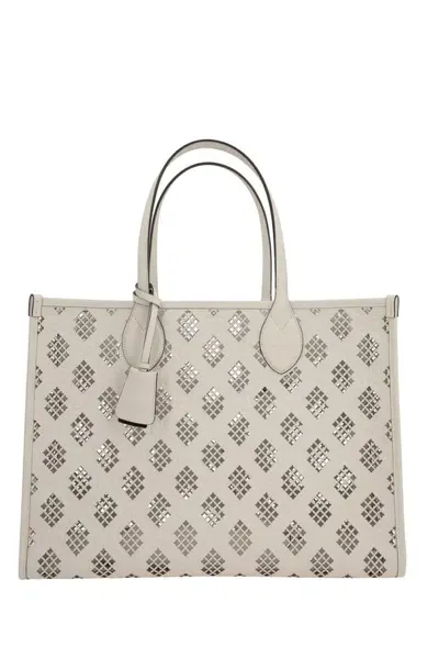 Gucci Ophidia Medium Tote Bag In White