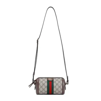 Gucci Ophidia Mini Shoulder Bag In Grey