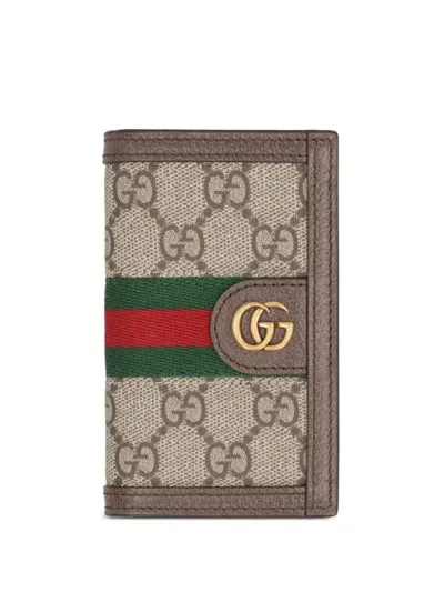 Gucci Ophidia Wallet In Neutrals