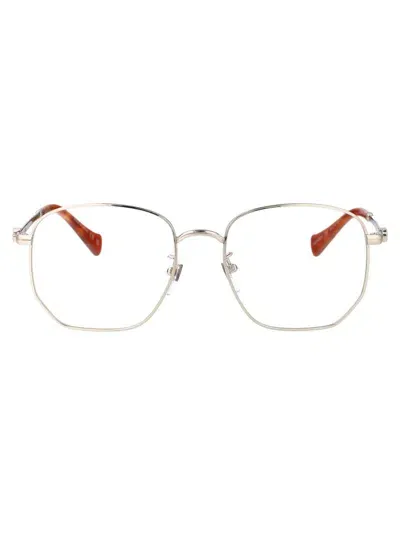 Gucci Optical In 002 Silver Silver Transparent