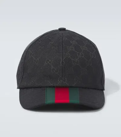 Gucci Original Gg Canvas Baseball Cap In Black