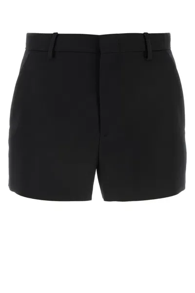 Gucci Low Rise Gg Shorts In Black