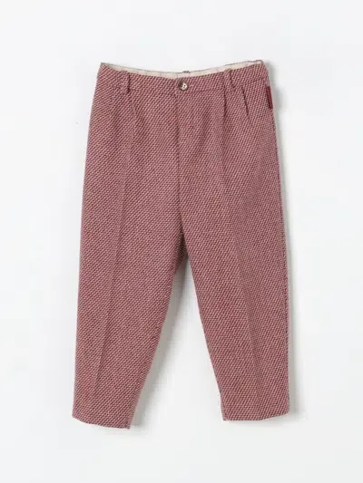 Gucci Pants  Kids Color Burgundy In Burgunderrot