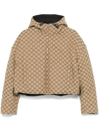 Gucci Reversible Bomber Jacket In Black