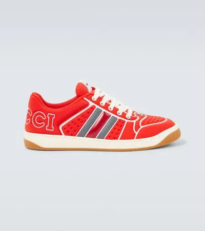 Gucci Screener Double G Sneakers In Rot