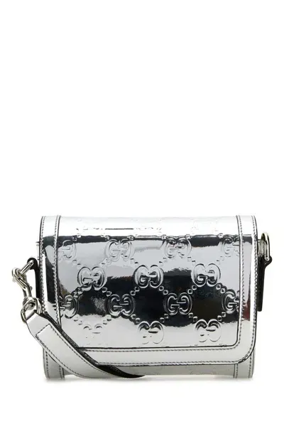 Gucci Shoulder Bags In Silver