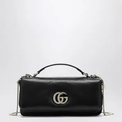 Gucci Small Gg Milano Handbag Black In Gray