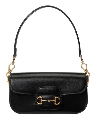 Gucci 1955 Horsebit Small Shoulder Bag In Black