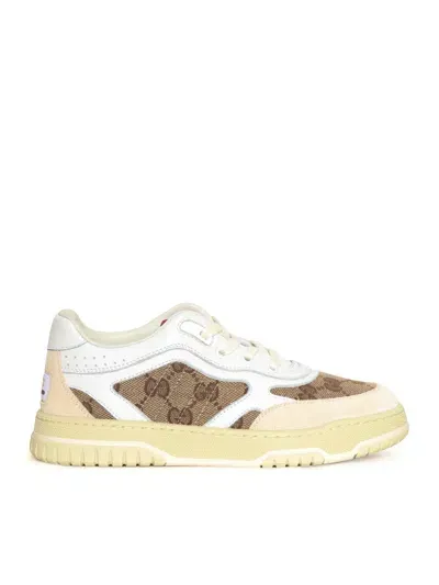 Gucci Sneaker Leather, R.s. Suede Sw In White