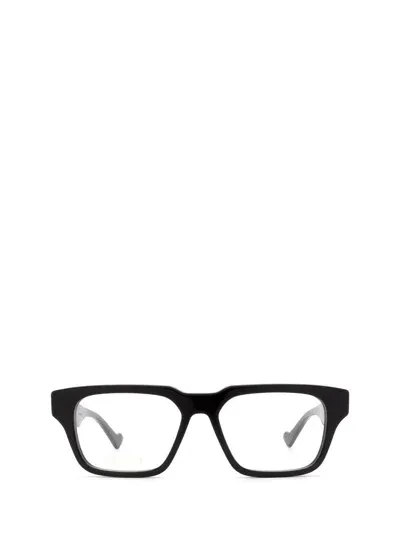 Gucci Square Frame Glasses In 001 Black Black Transpare