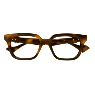 Gucci Square Frame Glasses In 002 Havana Havana Transpa