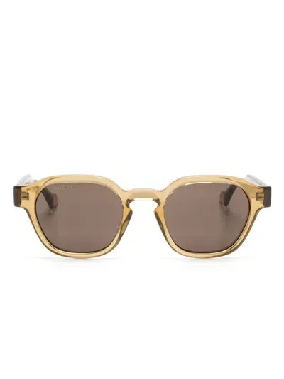 Gucci Square-frame Sunglasses In Brown