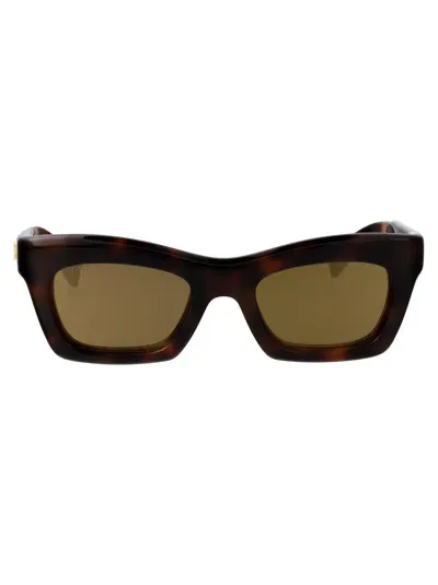 Gucci Squared Sunglasses Gg1773 S 015 In Brown