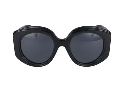 Gucci Sunglasses In 001 Black Black Grey