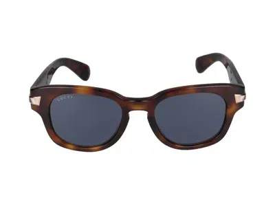 Gucci Sunglasses In 002 Havana Havana Blue