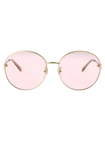 Gucci Sunglasses Gg1281 Sk 004 In Pink