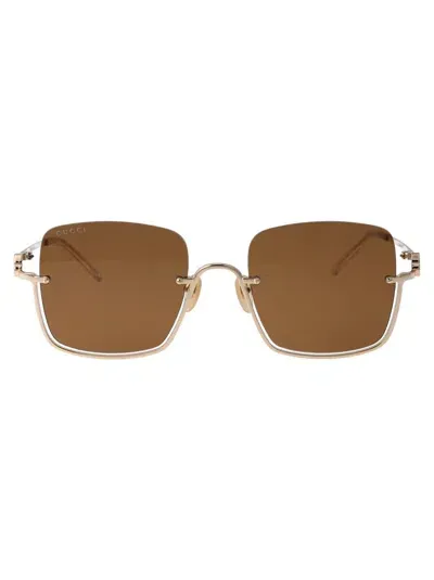 Gucci Sunglasses In Gold