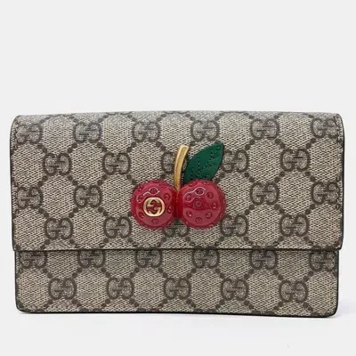 Pre-owned Gucci Supreme Mini Crossbody Bag In Multicolor