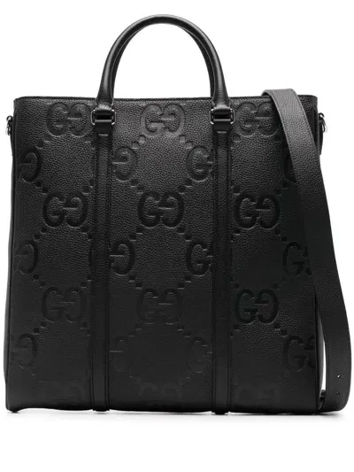 Gucci Tote Pluma Bags In Black