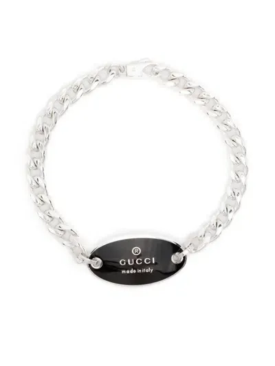 Gucci Trademark Armband Aus Sterlingsilber In Silber