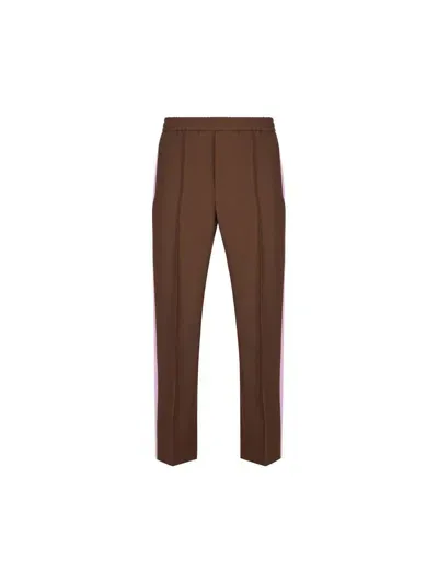 Gucci Trousers In Brown