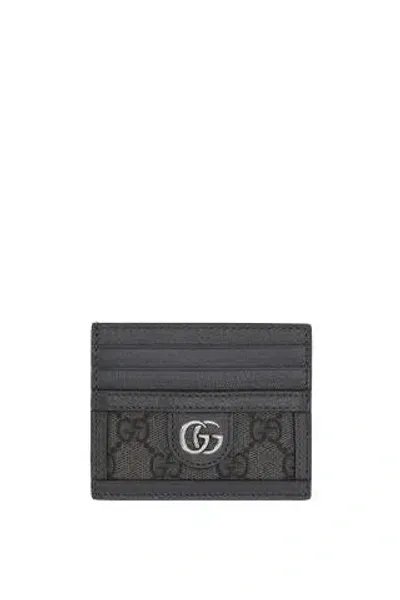 Gucci Wallets In Grey Black/grap.grey