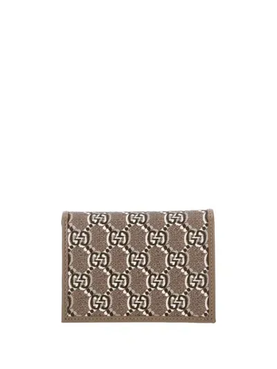 Gucci Wallets In Grey/rock