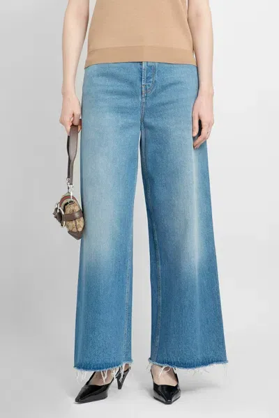 Gucci Woman Blue Jeans