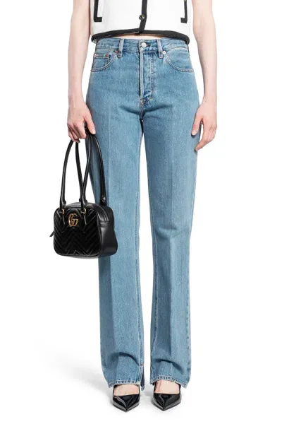 Gucci Woman Blue Jeans