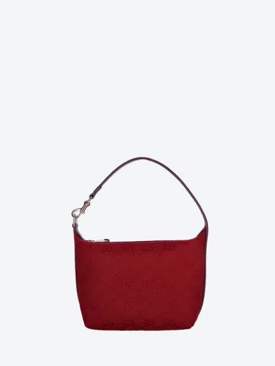 Gucci Women Canvas Mini Bag In Red