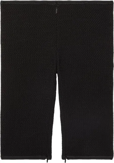 Gucci Jacquard Cycling Shorts In Black