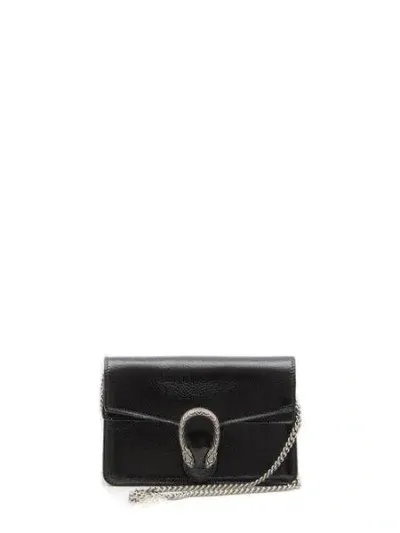 Gucci Mini Dionysus Crossbody Bag In Black