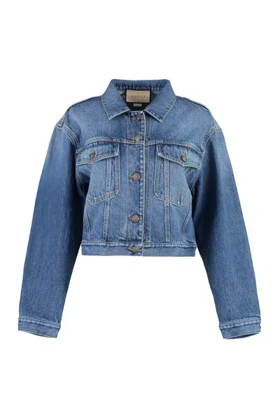 Gucci Embroidered Denim Jacket