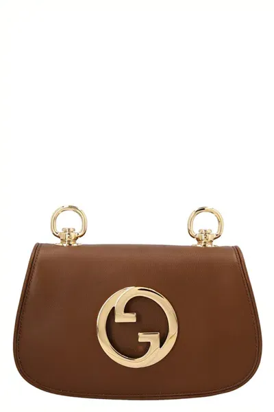 Gucci Women ' Blondie' Mini Shoulder Bag In Brown