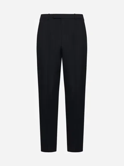 Gucci Fluid Drill Tailored Pant In Black