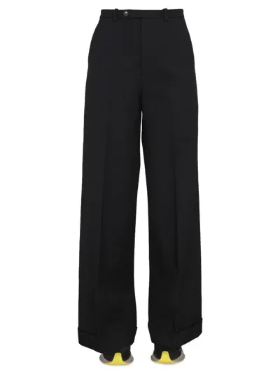 Gucci Wool Pants In Black