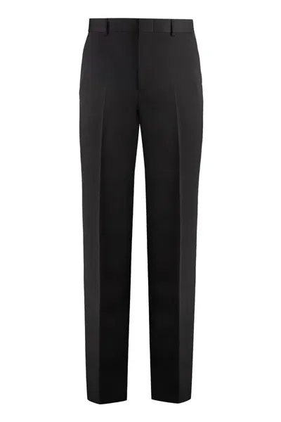 Gucci Wool Tailored Trousers In Brown