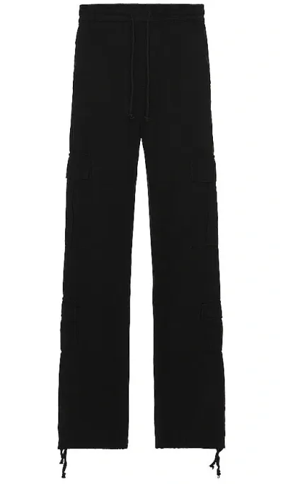 Guess Originals Elastic Cargo Pant In 混墨黑