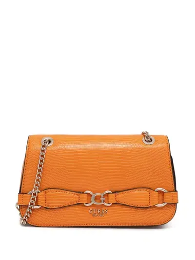 Guess Usa Arlena Shoulder Bag In Orange