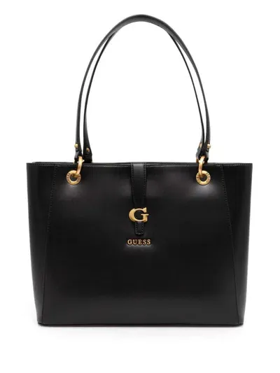 Guess Usa Kuba Tote Bag In Black