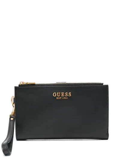 Guess Usa Laurel Wallet In Black