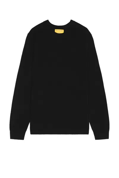 Guest In Residence Allday Crew Neck Sweater In Black