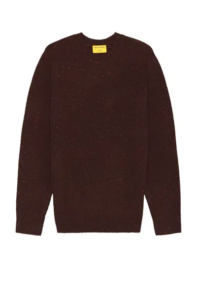 Guest In Residence Allday Recycled Cashmere Crew Neck Sweater In Plum