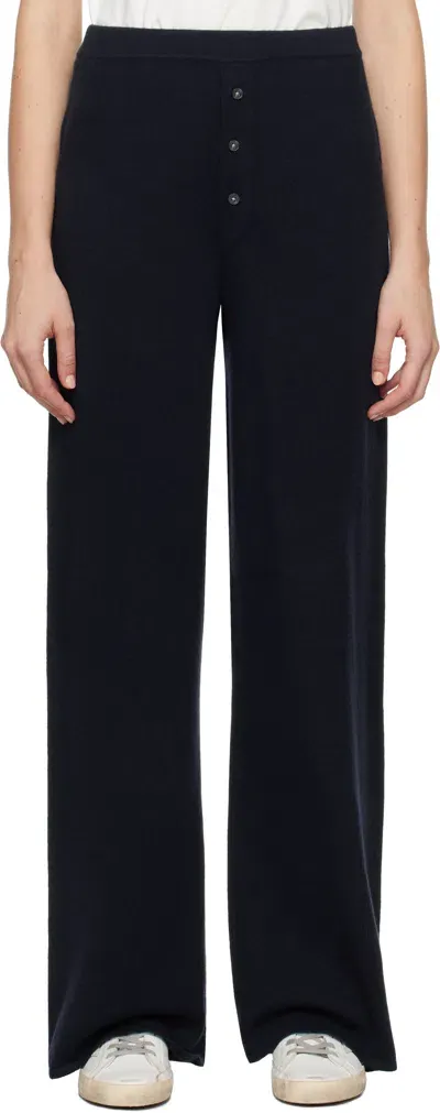 Guest In Residence Navy Everywear Lounge Pants In Blue