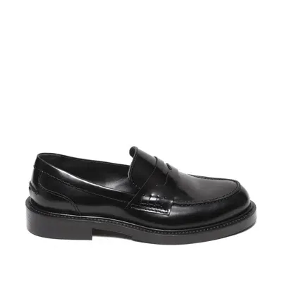 Guglielmo Rotta Page Blue Loafer In Black