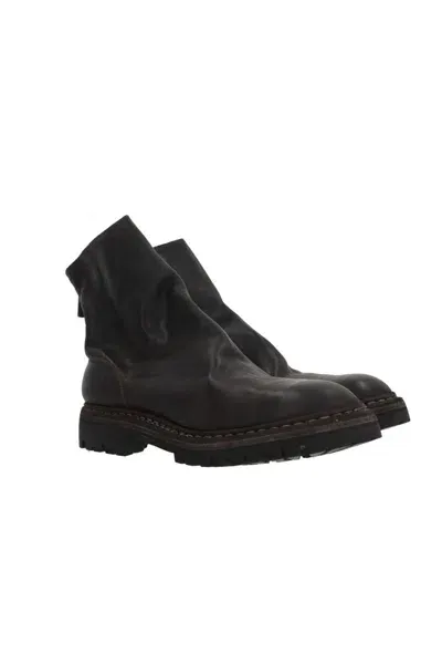 Guidi Zip In Black