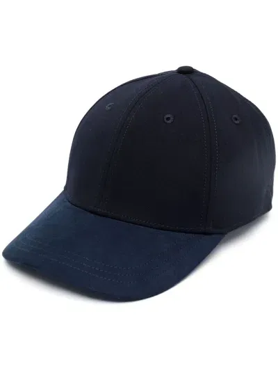 Hackett Logo-plaque Baseball Cap In Blue