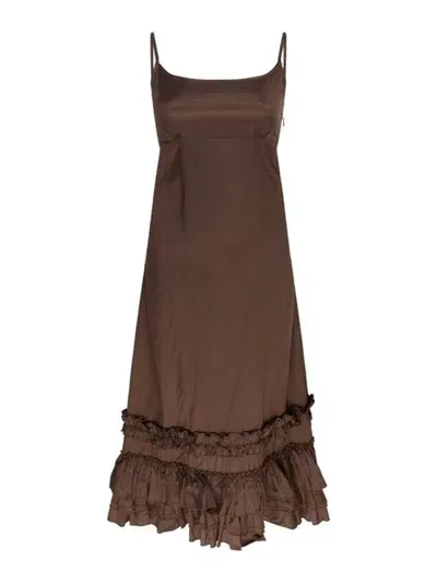 Hai Dress In Brown