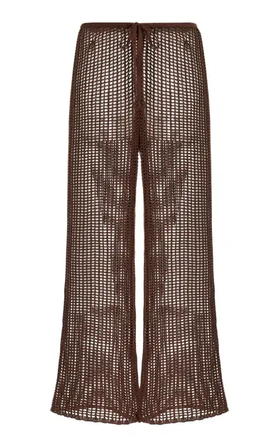 Haight Rebeca Knit Pants In Brown